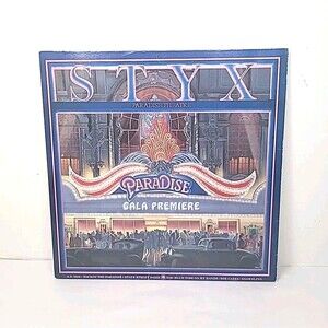 Styx Paradise Theater 1980 A&M SP-3719-A Etched Vinyl in Gatefold Cover